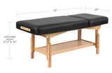 Classic 2-Section Stationary Massage Table, SC-2001