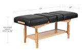 Classic 4-Section Stationary Massage Table, SC-2002